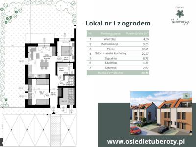 Mieszkanie z ogródkiem w centrum Osielska