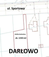 Darłowo ul. sportowa działka budowlana