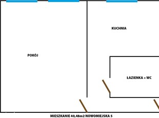 3-pokojowe mieszkanie 74m2 + taras Bezpośrednio