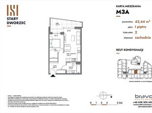 Nowe mieszkanie dwupokojowe(NrM 3A)