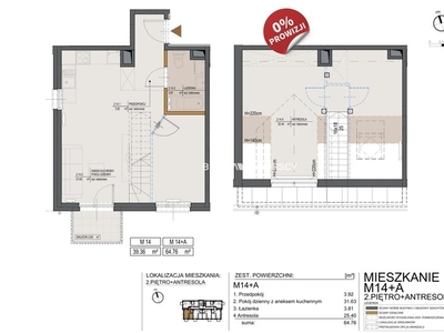 Mieszkanie na sprzedaż 63,82 m², piętro 2, oferta nr BS2-MS-295759-13