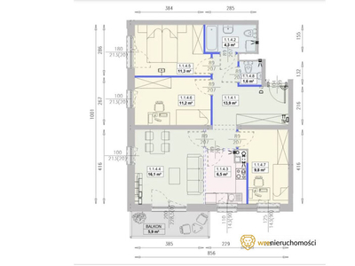 Mieszkanie na sprzedaż 74,73 m², piętro 1, oferta nr 781464