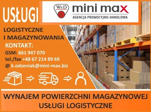 Wynajem powierzchni magazynowej, usługi logistyczne