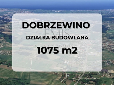 Dobrzewino - działka do zabudowy 1075 m2