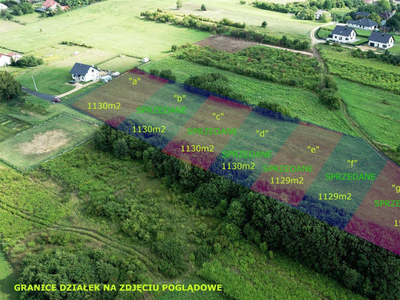 Działka Bolęcin 1130m2