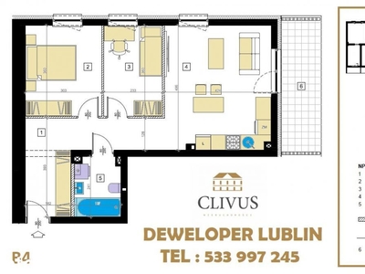 Twoje nowe M3 - 59,66m2 + prywatny ogródek