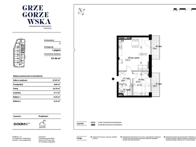 Gądów Mały/3 pokoje/balkon piwnica/zielona okolica