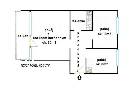 Kraków Podgórze Duchackie, Wola Duchacka Sanocka, 49,10 m