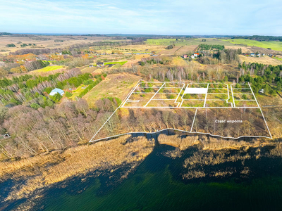 Najpiękniejsze działki nad jeziorem Lubie:)