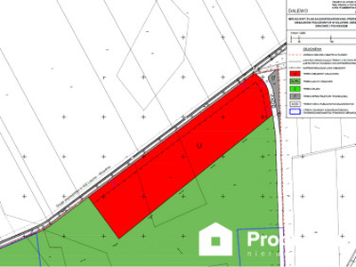 Działka komercyjna Dalewo