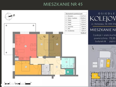 Oleśnica centrum - Osiedle Kolejowa | M45