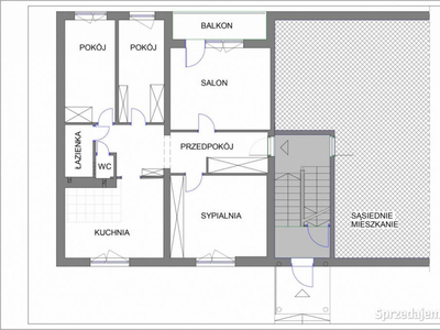 Sprzedam mieszkanie własnościowe 4-pokojowe 90,4m2 z garażem, strychem i p…