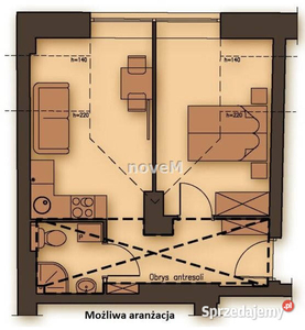 Mieszkanie na sprzedaż 36.82m2 2 pokoje Kraków