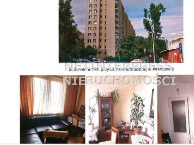 Mieszkanie Warszawa 53.2m2 3 pok