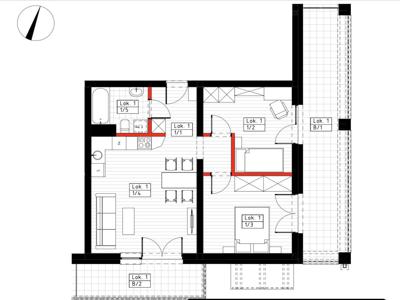 Kompaktowa 3 * ponad 30 m2 tarasów