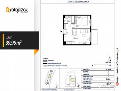 Mieszkanie 39.96m2 2 pokoje Gdańsk Potęgowska