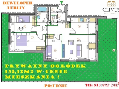 Mieszkanie Lublin 78.86m2 4 pokoje