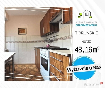 PARTER 3 pokoje 48,16 m2 - Osiedle Toruńskie.