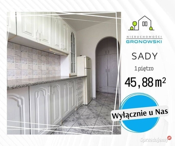 PIERWSZE PIĘTRO 45,88 m2 na Osiedlu SADY.