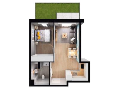 Apartament Żwaków, Aleja Bielska