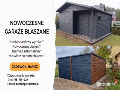 ? Nowoczesne garaże blaszane - dowolne wymiary, 3x5, 4x6,