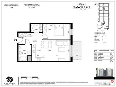 Panorama 3 Stawy | nowe mieszkanie 2 pokoje | 2.A9