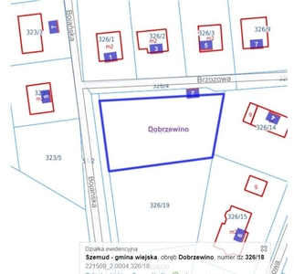 Działki pod bliźniaki Dobrzewino ulica Bojańska
