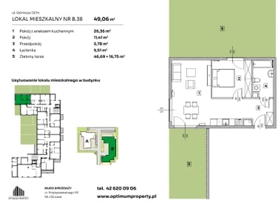 Nowe mieszkanie Doły, ul. Górnicza 12/14