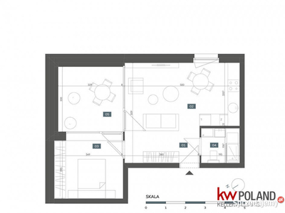 Oferta sprzedaży mieszkania 38.89m2 2-pok Gniezno Wrzesińska