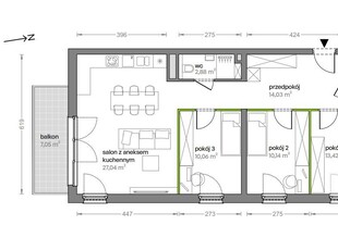 Apartament 4 Pokojowy - Brynów - Strona Południowa