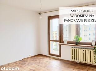 Jasne mieszkanie z widokiem na panoramę miasta