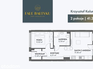 Fale Bałtyku | C21 | Słoneczne 2 pokoje z BALKONEM