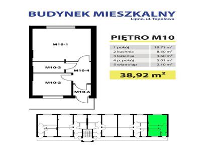 Lokal mieszkalny M5 38,92m2 sprzedaż