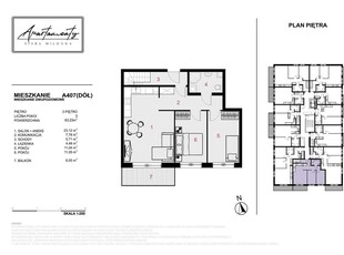 Mieszkanie dwupoziomowe, 110m2, 5 pokoi i 2 aneksy