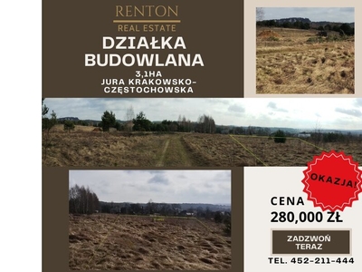 Działka na sprzedaż 31 493,00 m², oferta nr 827633