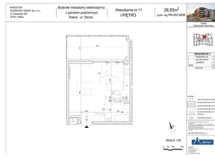 Mieszkanie 1pok., 28,92 m2, ul. Stefana Okrzei