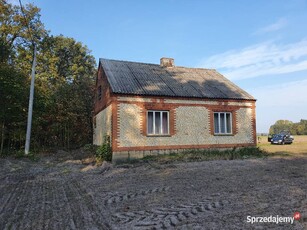 Siedlisko przy lesie: dom 75m2 + działka rolna 3,6 ha Besiekiery koło Łodzi