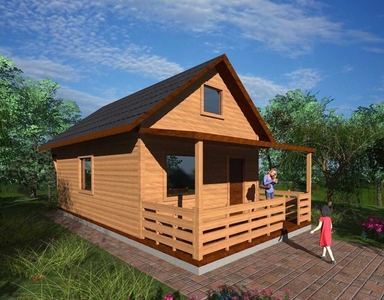 Domki drewniane całoroczne 70 m2.