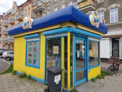 Kiosk handlowy w Szczecinie na działalność, działkę lub stróżówkę