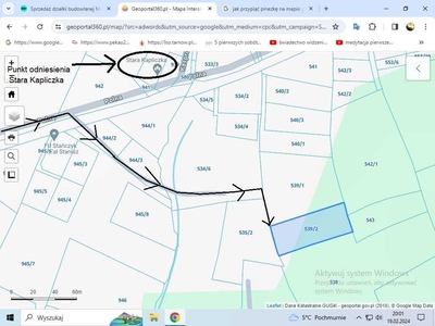 Sprzedaż działki budowlanej Mordarka małopolska 2000m2 bez pośrednika