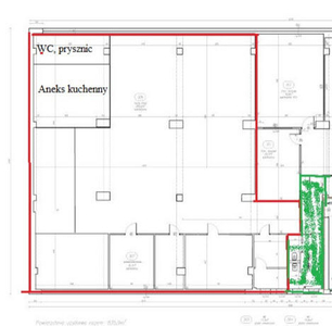 Przestronny lokal 402 m2, możliwość rozbudowy