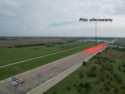 Teren przy A4, ogrodzony, wybetonowany, oświetlony 1,8 ha