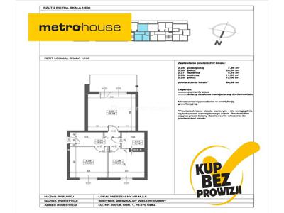 Mieszkanie na sprzedaż 56,89 m², piętro 2, oferta nr FOPO744