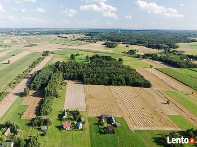 Działka budowlana 1700m + Las 8100 m Dębe Kosów Lacki