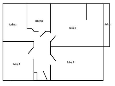 3 pokoje, Stachiewicza, 56m2