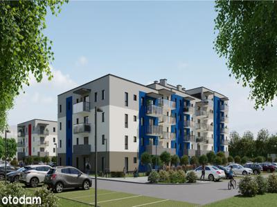 2-pokojowe mieszkanie 44m2 + balkon 6,21+7,29m2