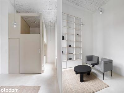 LOFT minimalistyczne mieszkanie na Pradze Północ