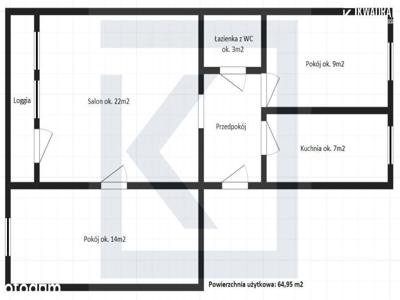 Puławy/ 3 pokoje/ 65 m2