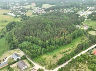 Działka budowlana w sąsiedztwie lasu