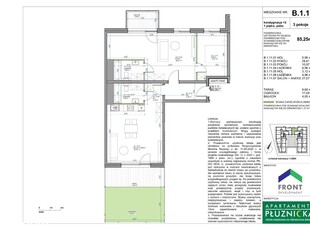 B.1.11 - 3 pokoje - nowe mieszkanie - Żerań